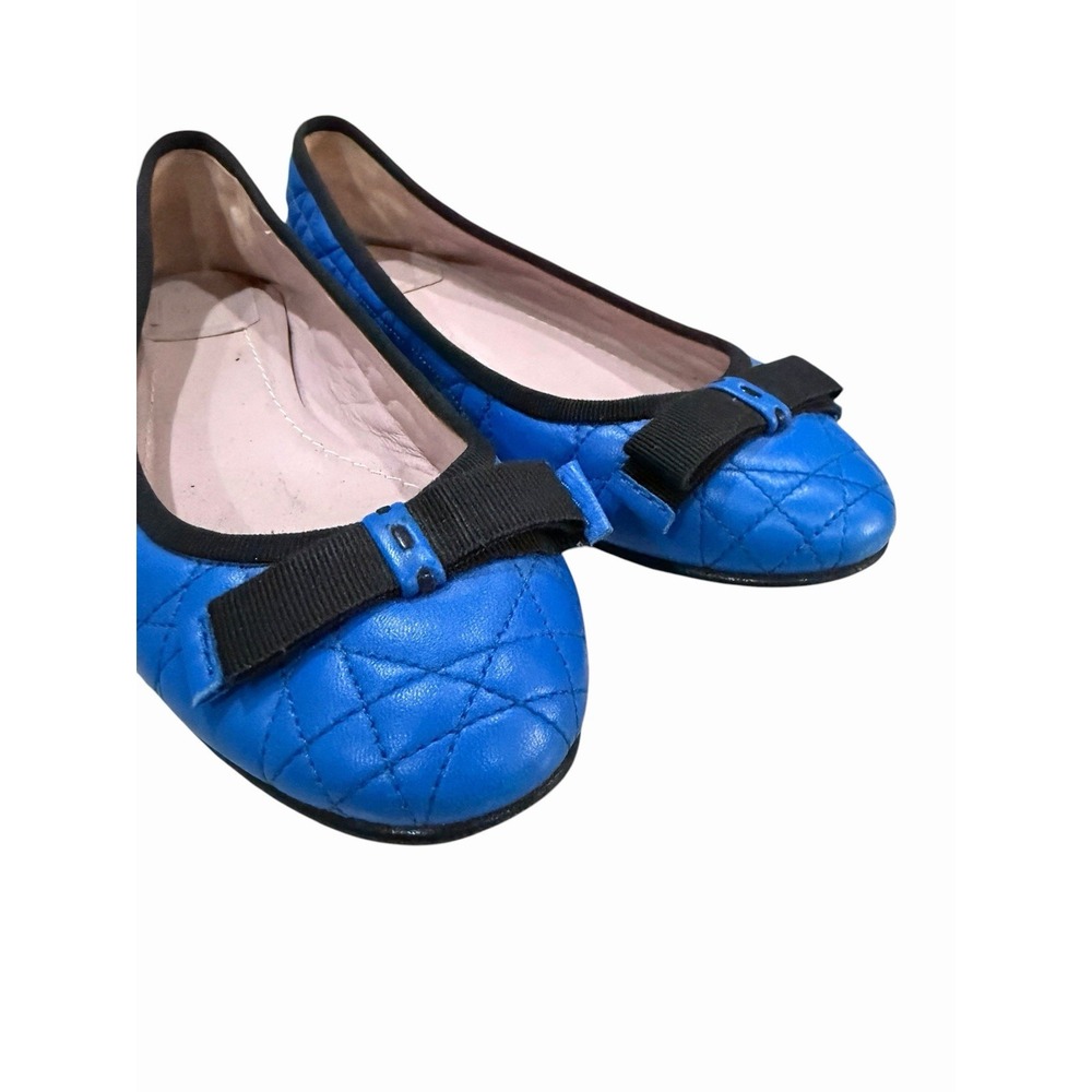 Christian Dior Cannage Quilted Flat EU 36.5 US 6.5 Blue My Dior Preppy Classic - Picture 4 of 9